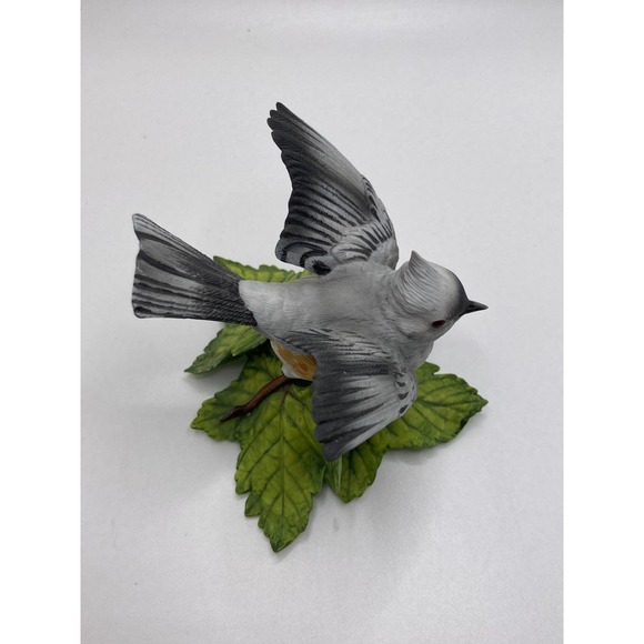 Lenox Garden Bird Sculptor Collection -Tufted Titmouse pre-owned with COA - Picture 5 of 12